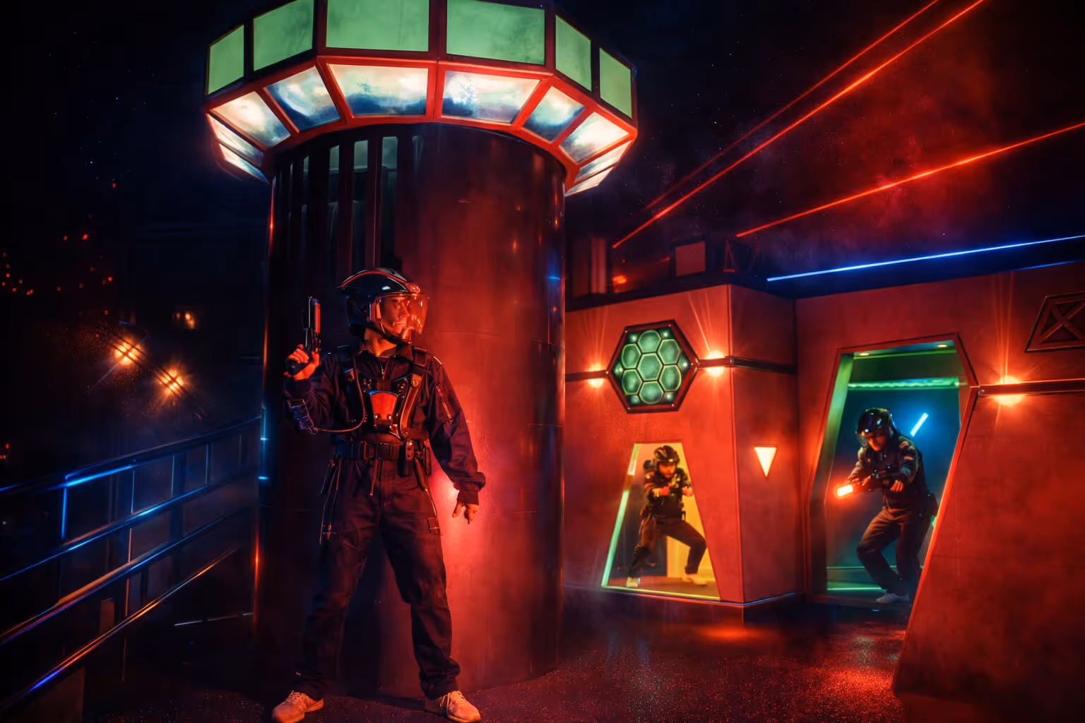 George Carter III invented laser tag in 1984 with Photon