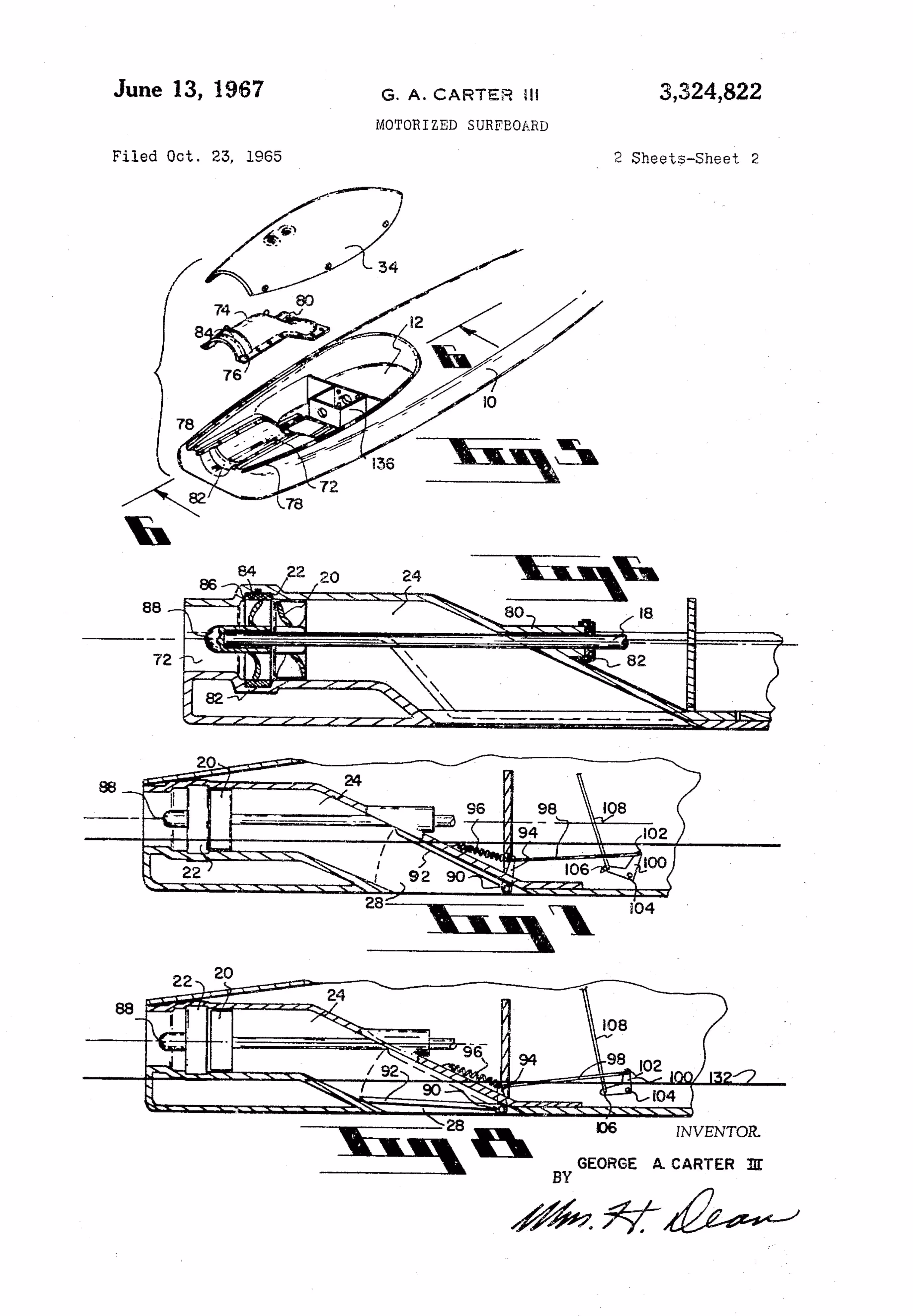 US Patent 3,324,822 filed October 23, 1965